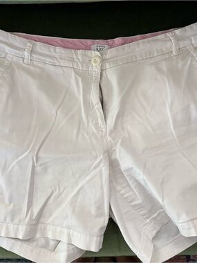 crown & ivy White Women’s Casual Chino Shorts